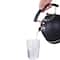 MegaChef 1.8L Matte Black Half Circle Electric Tea Kettle